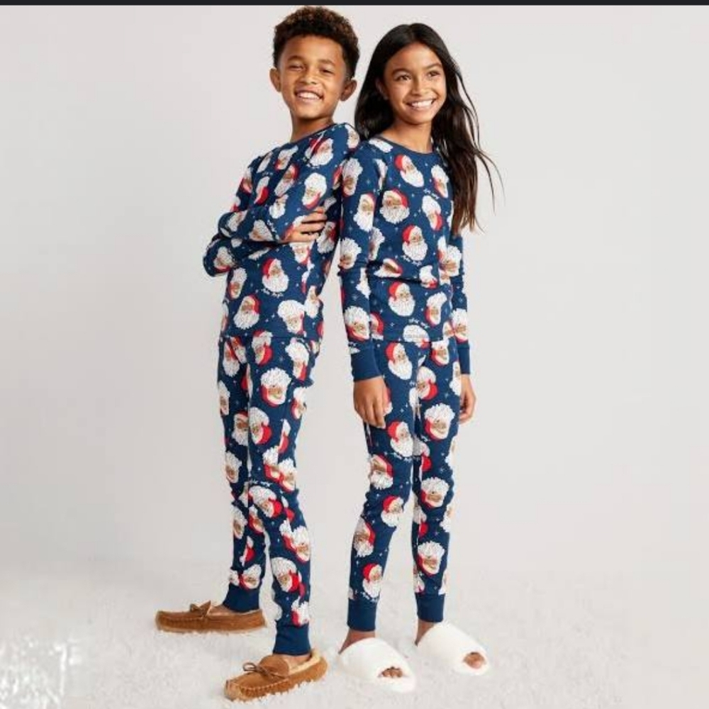 Adult Black Santa pjs